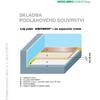 Schéma podlahového souvrství: Litý potěr Anhyment na separační vrstvě Schéma podlahového souvrství: Litý potěr Anhyment na separační vrstvě