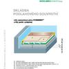 Schéma podlahového souvrství: Cementová litá pěna Poriment + litý potěr vytápěný Schéma podlahového souvrství: Cementová litá pěna Poriment + litý potěr vytápěný