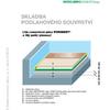 Schéma podlahového souvrství: Cementová litá pěna Poriment + litý potěr plovoucí Schéma podlahového souvrství: Cementová litá pěna Poriment + litý potěr plovoucí